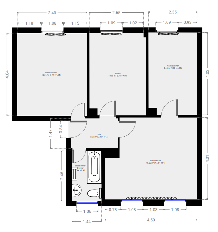 Familienfreundliche 3-Zimmer-Wohnung im Grünen – Salzgitter – Vorschaubild 6