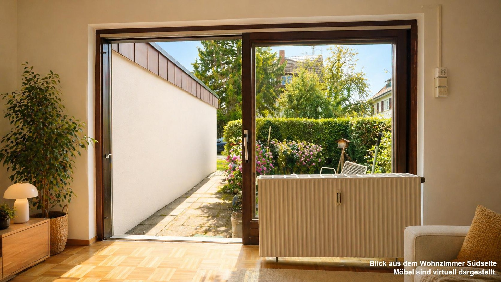 Grüne Oase in Reutlingen: 3-Zi-Erdgeschosswohnung mit Terrasse