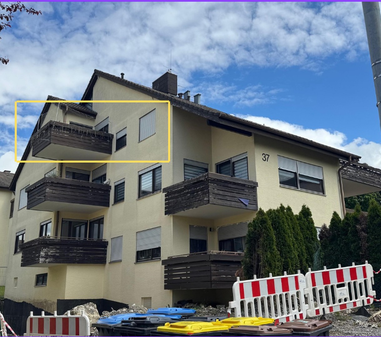 Helle 2-Zimmer-Dachgeschosswohung mit großem Balkon & schöner Ausicht – Reutlingen-Betzingen – Vorschaubild 13