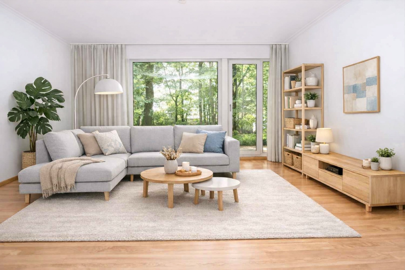 Menterschwaige: 3‑Zi.-Terrassenwohnung (117 m²) mit 200 m² Garten & TG – möbliert oder unmöbliert