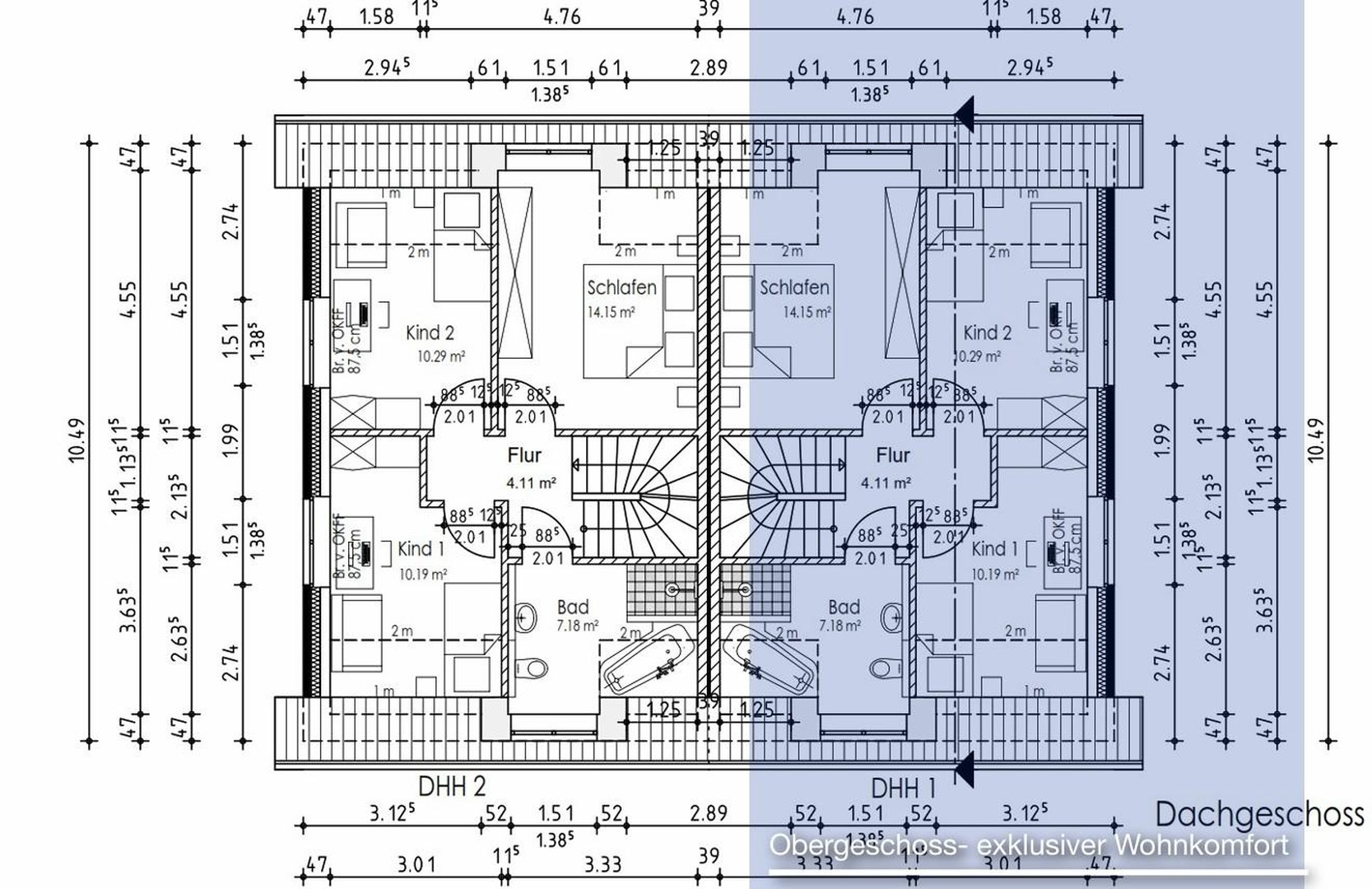 Exklusive Neubau-Doppelhaushälften in Edewecht – Edewecht – Vorschaubild 5