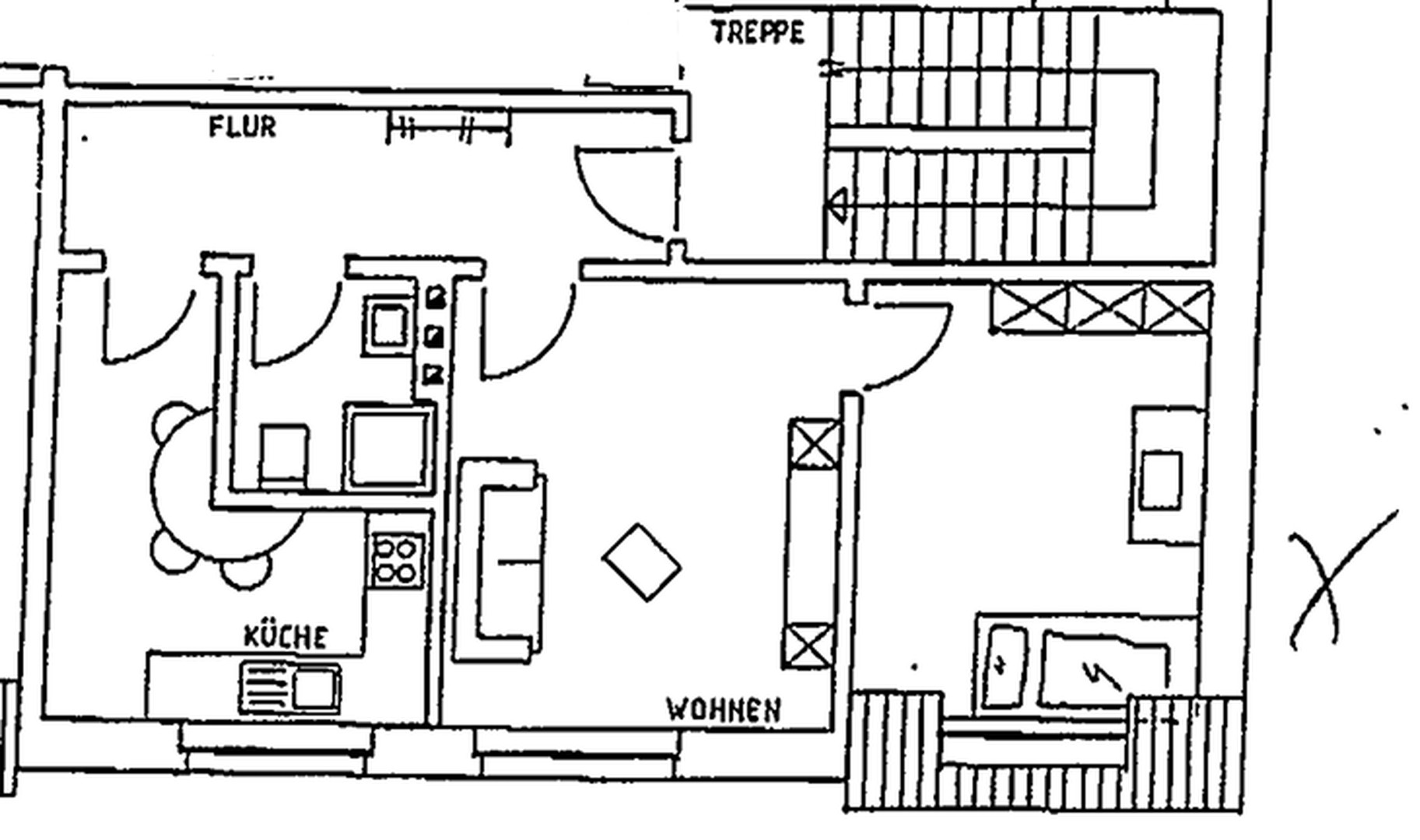 Perfekt geschnitten, zentral gelegen, Gartennutzung- 2 Zimmer Wohnung – Osnabrück – Vorschaubild 11