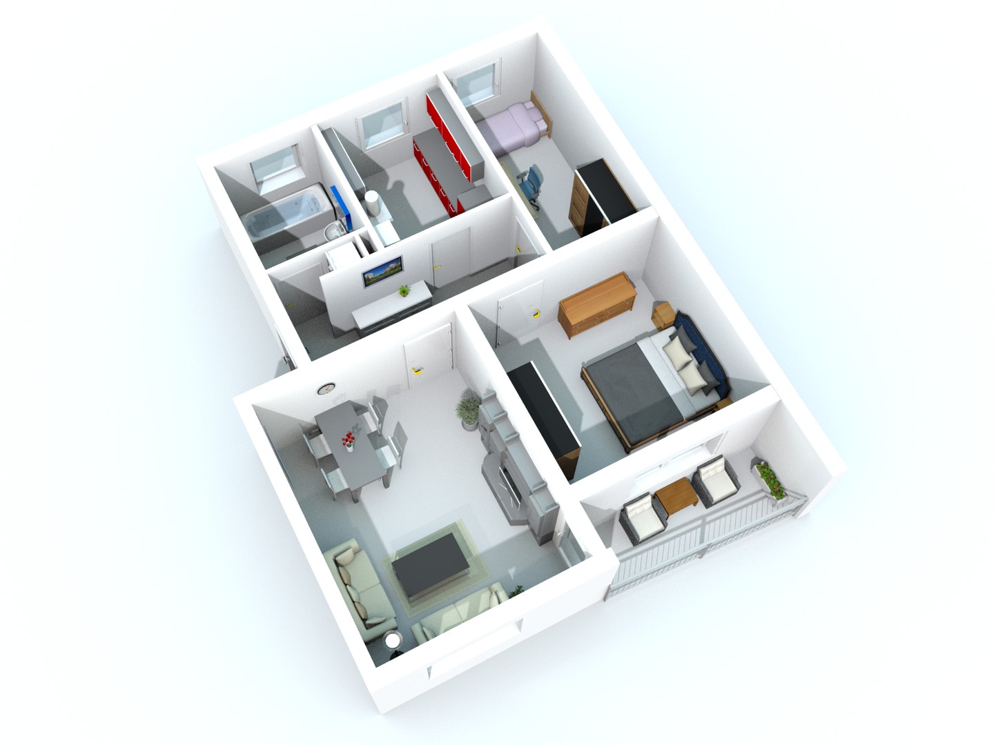 3-Zimmer Wohnung mit Balkon in Ingolstadt Süd, 350 Meter zum Hbf Ingolstadt - PROVISIONSFREI – Ingolstadt – Vorschaubild 16