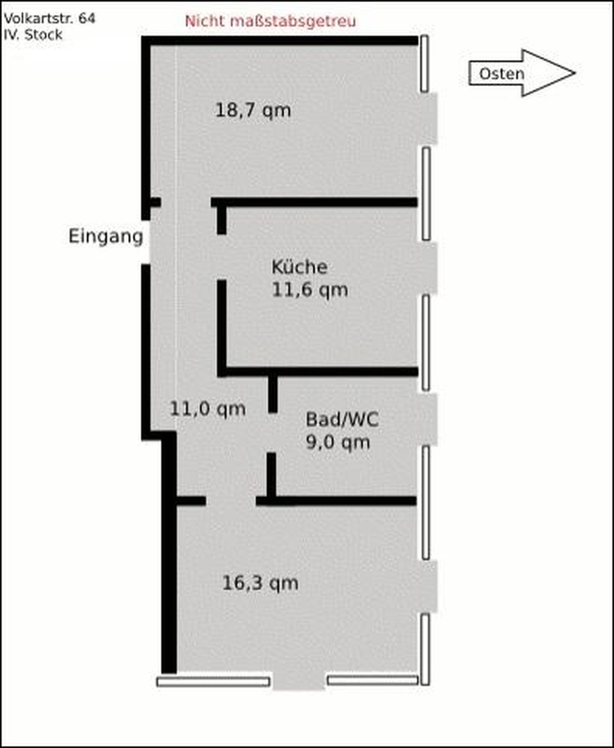 2-Zimmerwohnung in Neuhausen: Altbauwohnung mit Potenzial – München – Vorschaubild 19