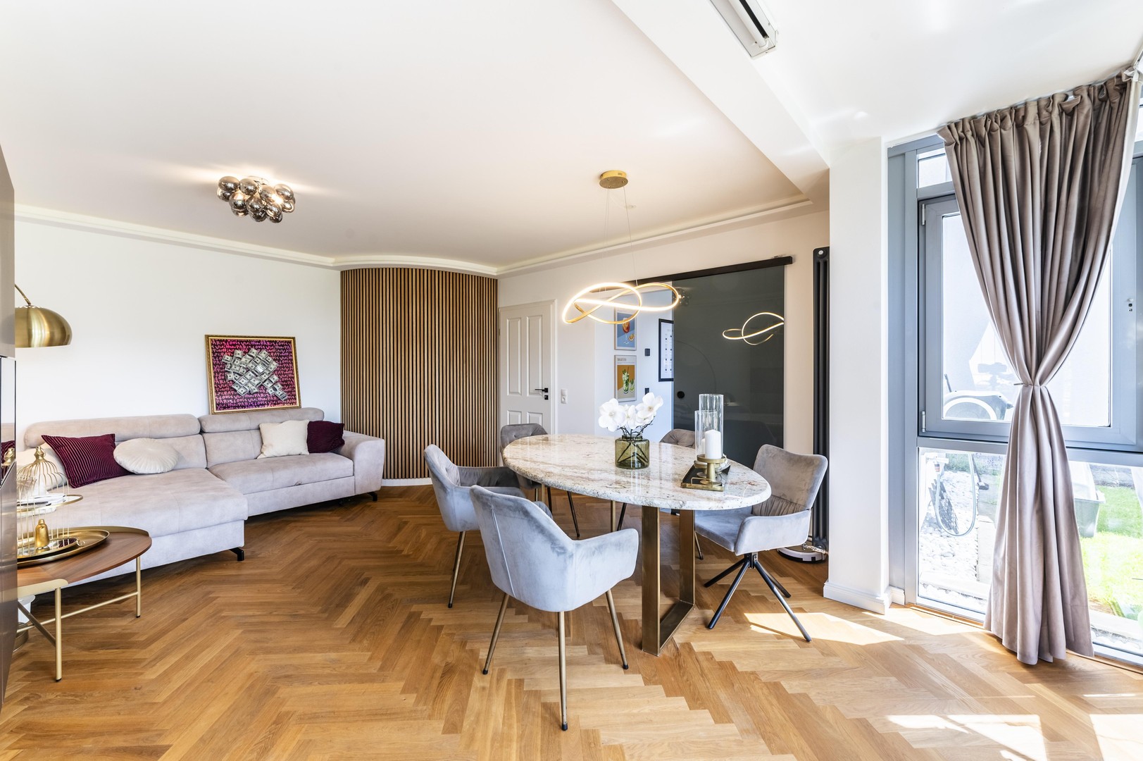 Luxus kernsanierte Maisonette mit Reihenhauscharakter, Garten & Panoramablick über Dresden – Dresden – Vorschaubild 7