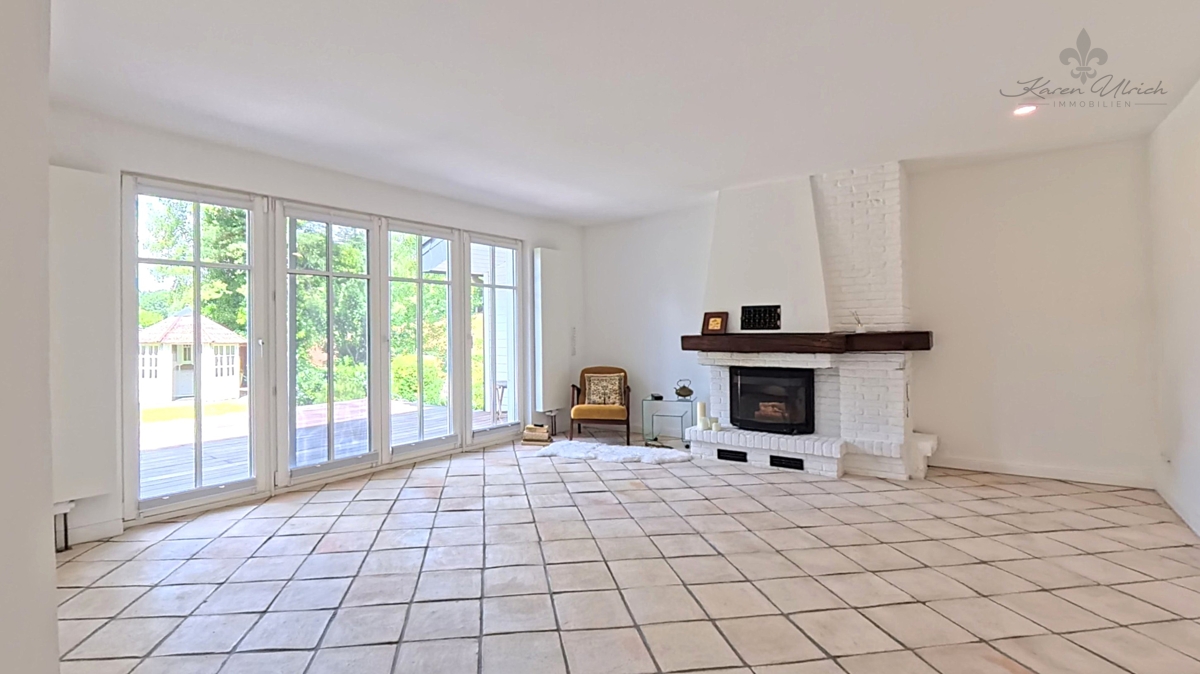 Weite, Ruhe & Design: Moderner Winkelbungalow in Rosengarten mit Kamin, Gartenidylle & Hamburg-Nähe – Rosengarten / Neu Eckel – Vorschaubild 9