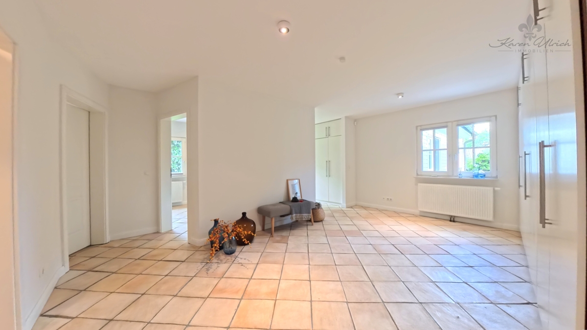 Weite, Ruhe & Design: Moderner Winkelbungalow in Rosengarten mit Kamin, Gartenidylle & Hamburg-Nähe – Rosengarten / Neu Eckel – Vorschaubild 15