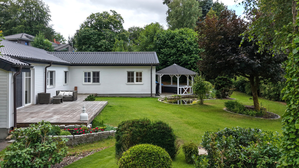 Weite, Ruhe & Design: Moderner Winkelbungalow in Rosengarten mit Kamin, Gartenidylle & Hamburg-Nähe – Rosengarten / Neu Eckel – Vorschaubild 22
