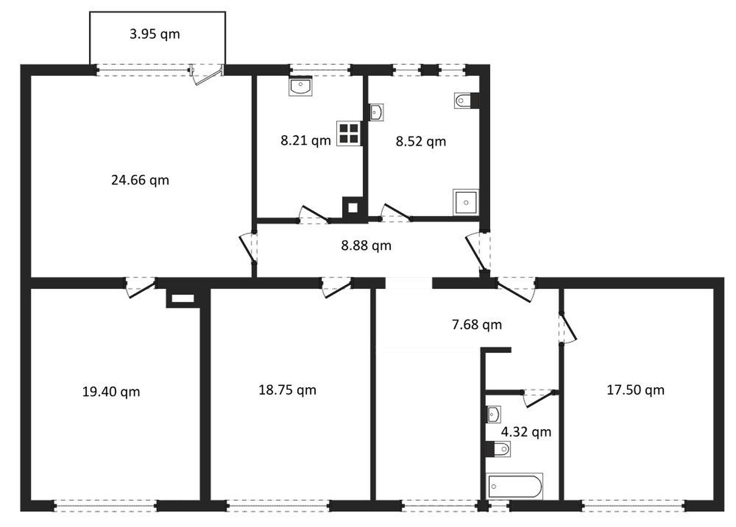 ? Fünf-Zimmer-Wohnung in Pforzheim – modernisiert, lichtdurchflutet, mit Kamin und zwei Bädern – Pforzheim – Vorschaubild 9
