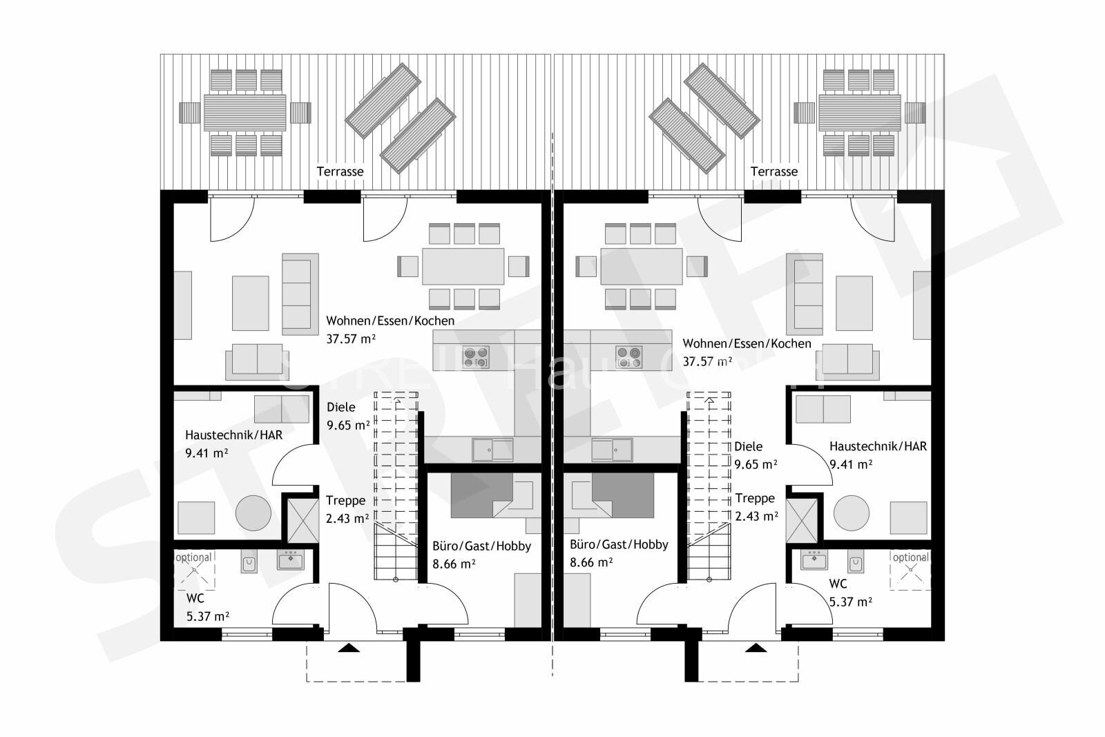 -Inkl. Grundstück- Ihre neue STREIF Doppehaushälfte in 30926 Seelze Kirchwehren – Kirchwehren – Vorschaubild 2
