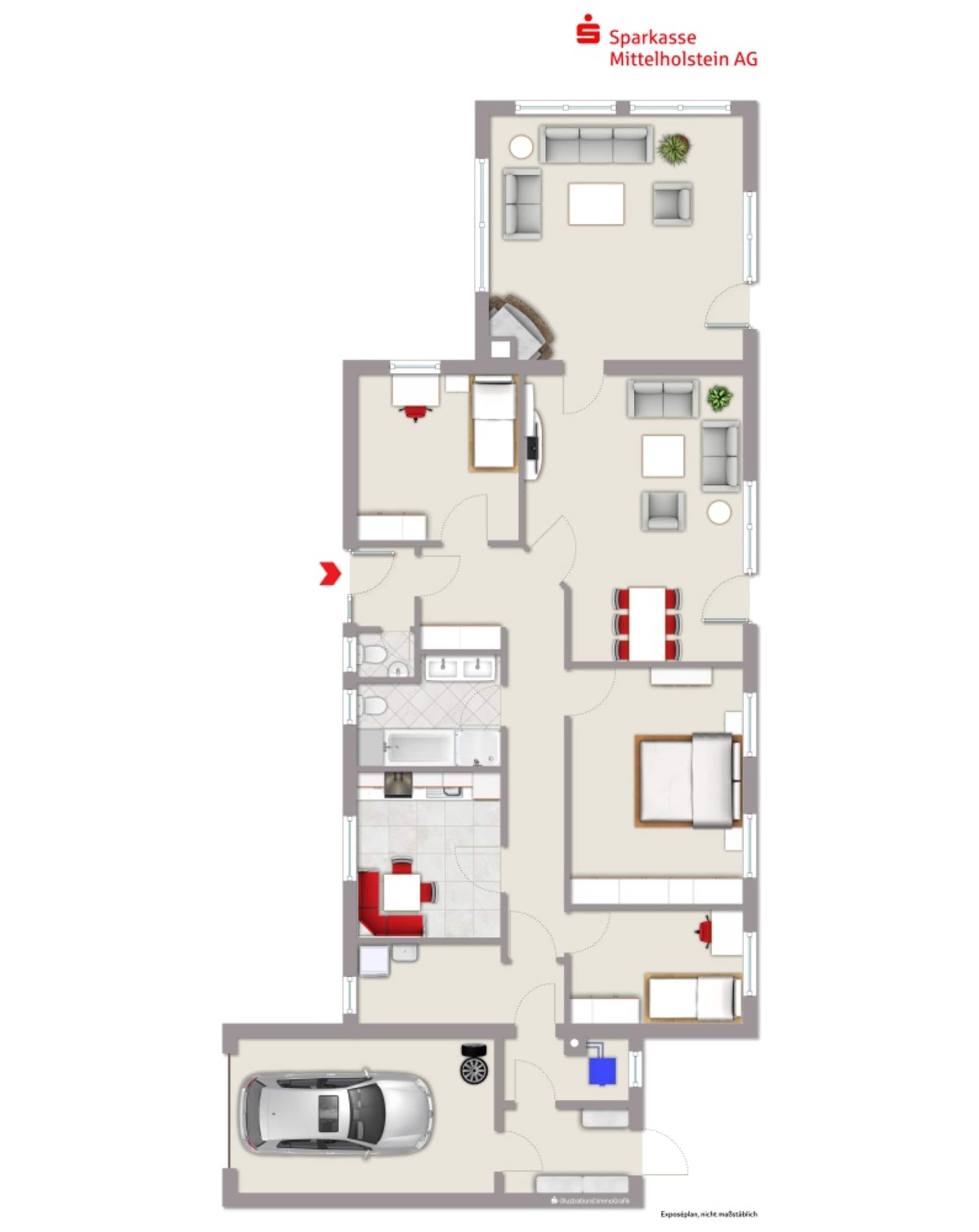 Großzügiges Zuhause mit Kamin, Garten und Solaranlage – Hohn – Vorschaubild 19