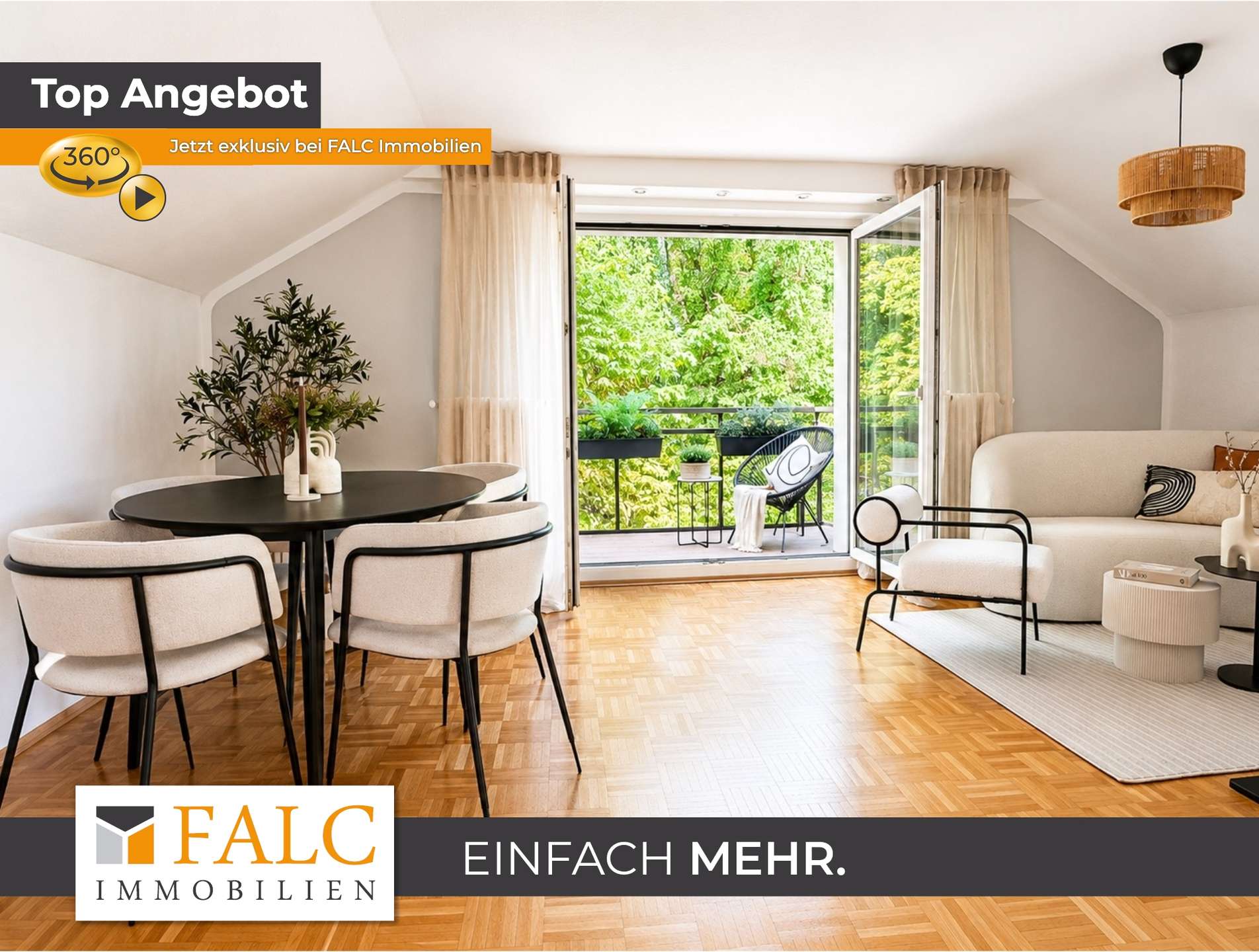 Charmante 2,5-Zimmer-Dachgeschosswohnung mit Balkon und Stellplatz in Essen-Bergerhausen