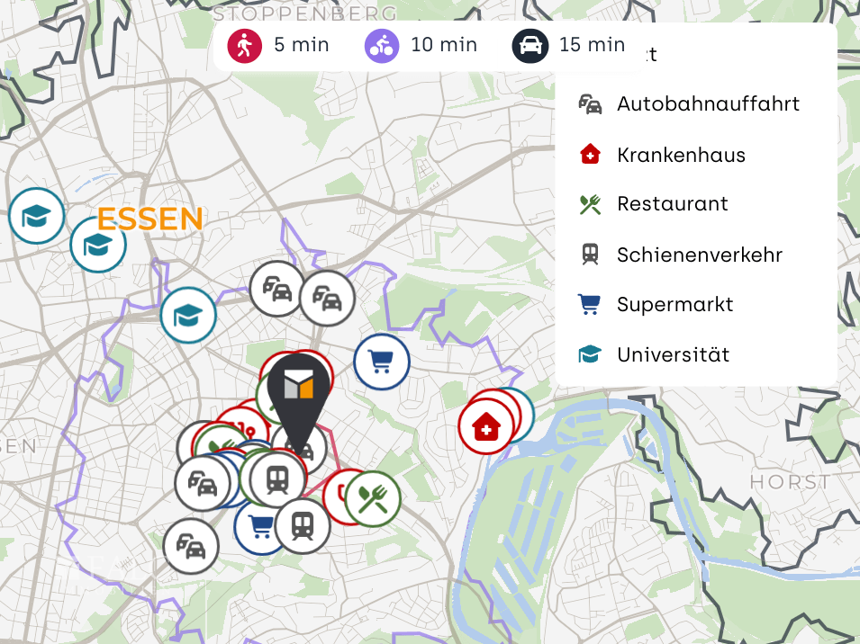 Charmante 2,5-Zimmer-Dachgeschosswohnung mit Balkon und Stellplatz in Essen-Bergerhausen – Essen – Vorschaubild 22