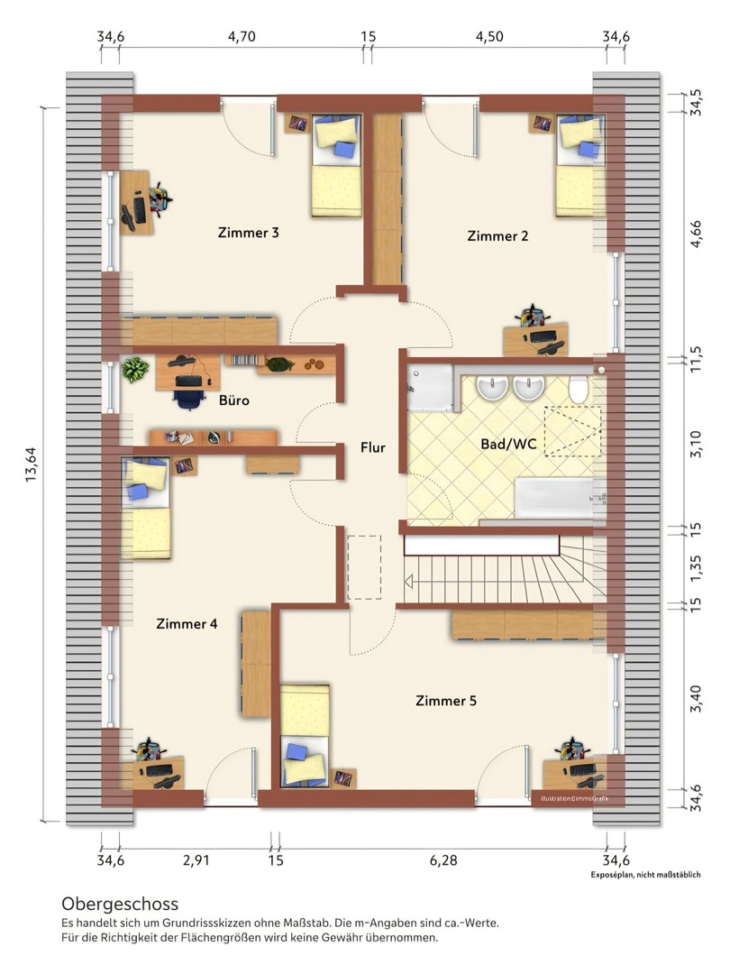 Modernes 217-m²-Familienhaus mit 8 Zimmern, PV-Speicher, Wallbox, Solar & großem Garten – Reisbach – Vorschaubild 35