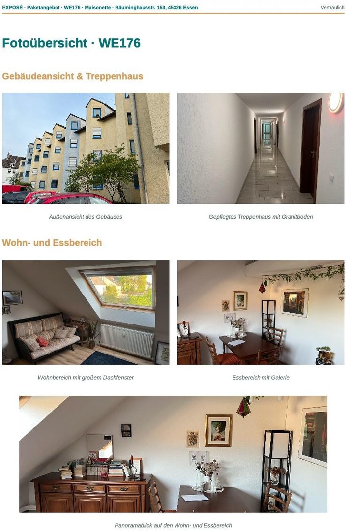Essen, Altenessen-Süd: provisionsfreie Kapitalanlage 2 Appartements im Paket in Uni / City Nähe
