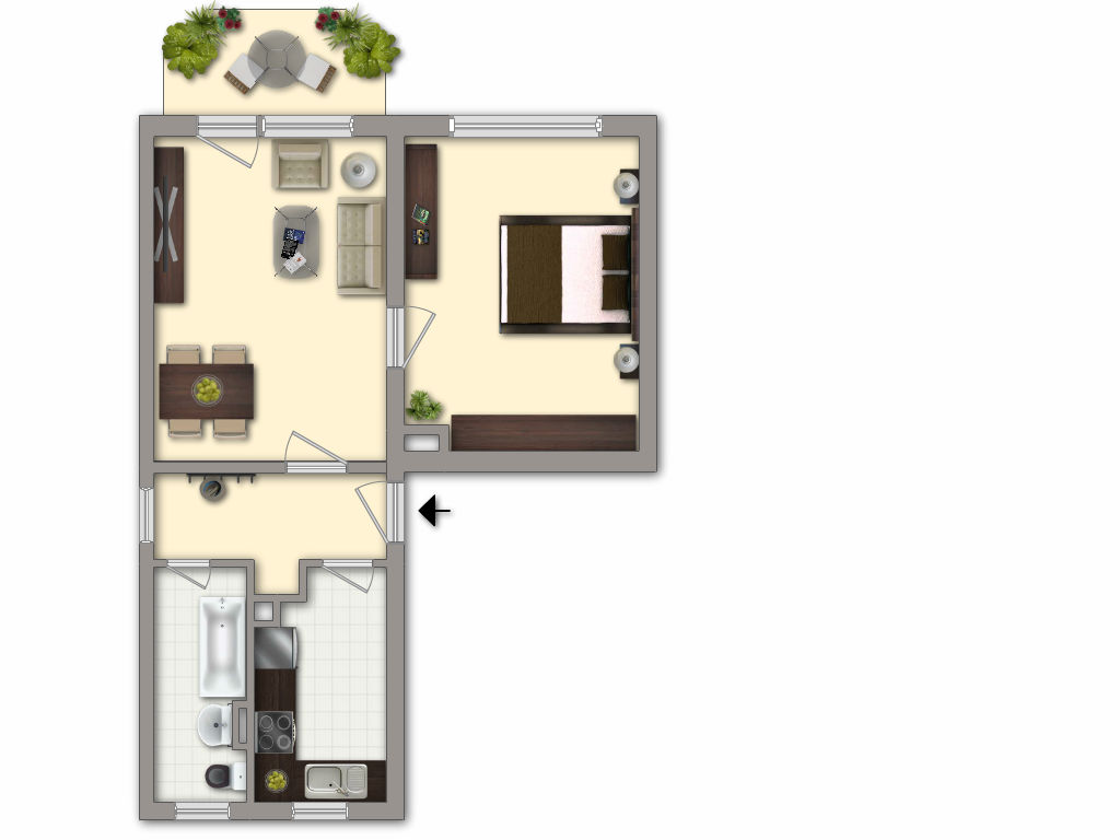 Nachmieter gesucht für Wohnung mit Einbauküche im 1. OG – Chemnitz – Vorschaubild 12