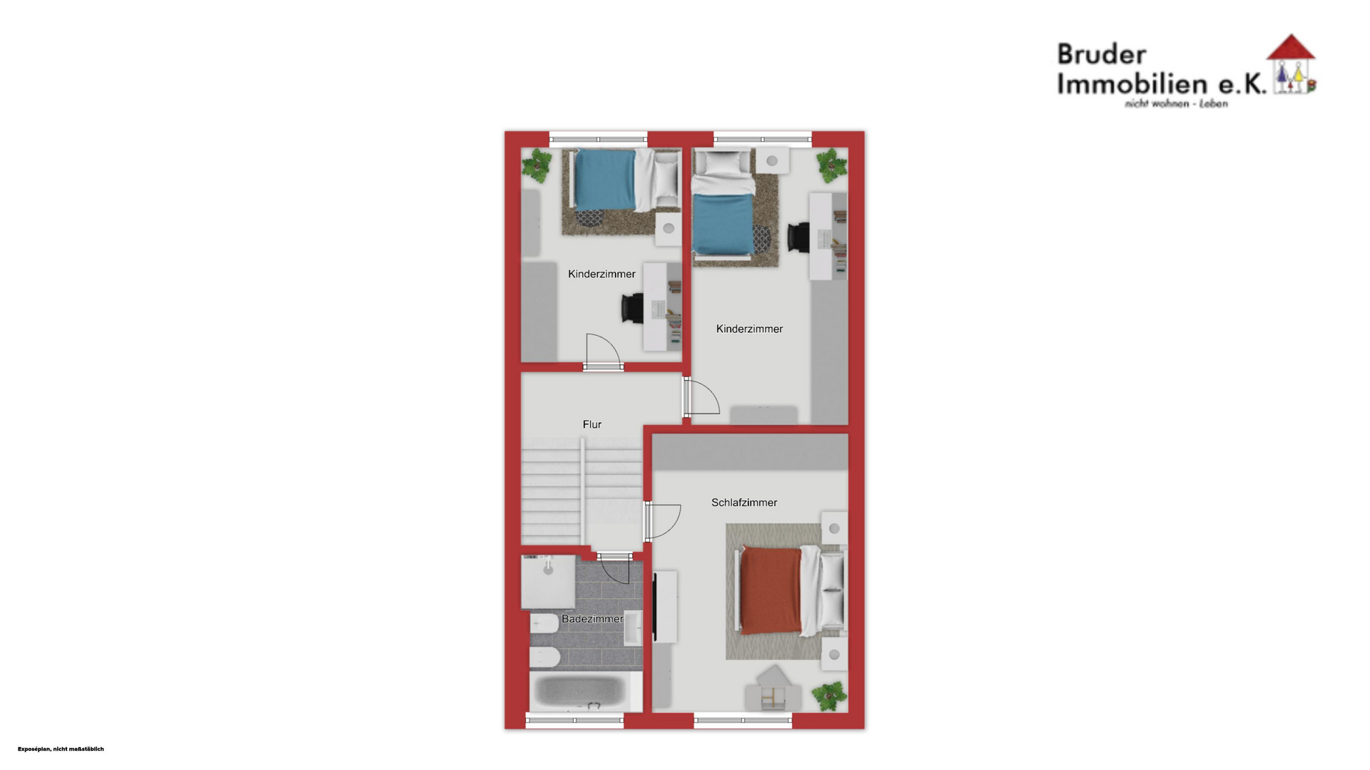 Gaiberg: RMH mit Fernblick, 2 moderne Bäder, Wohn-Ess 46m², EBK, Garage, FREI, keine K-Prov. – Gaiberg – Vorschaubild 11