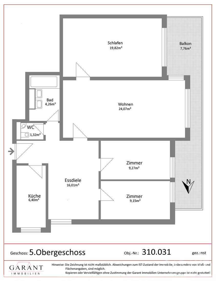 Modernes 4 Zimmer-Wohlfühl-Zuhause in Augsburg-Lechhausen: Hell, zentral & einzugsbereit – Augsburg – Vorschaubild 11