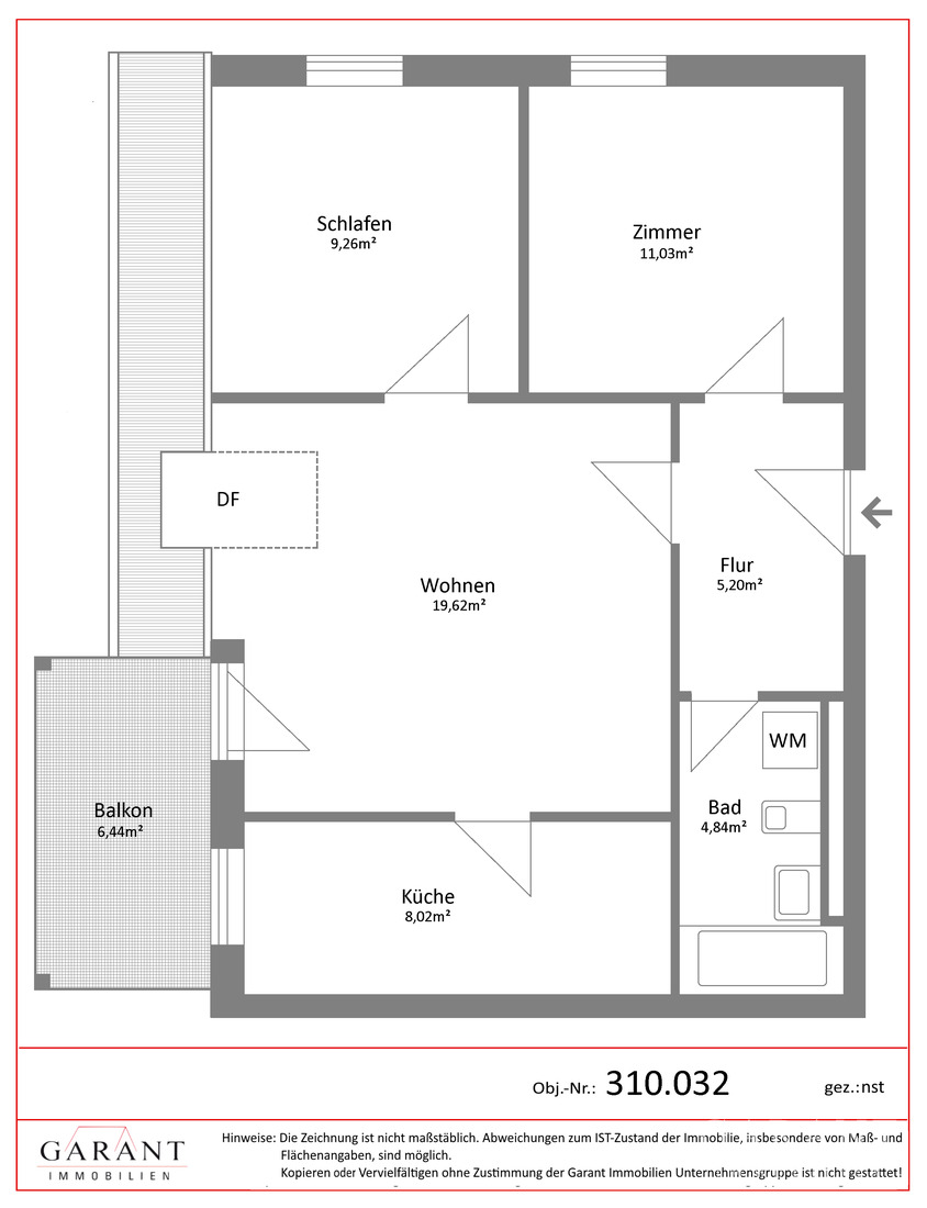 Wohnen, wo andere Erholung suchen: Charmante sanierte 3 Zimmer-Oase am Wertachpark Augsburg – Augsburg – Vorschaubild 7