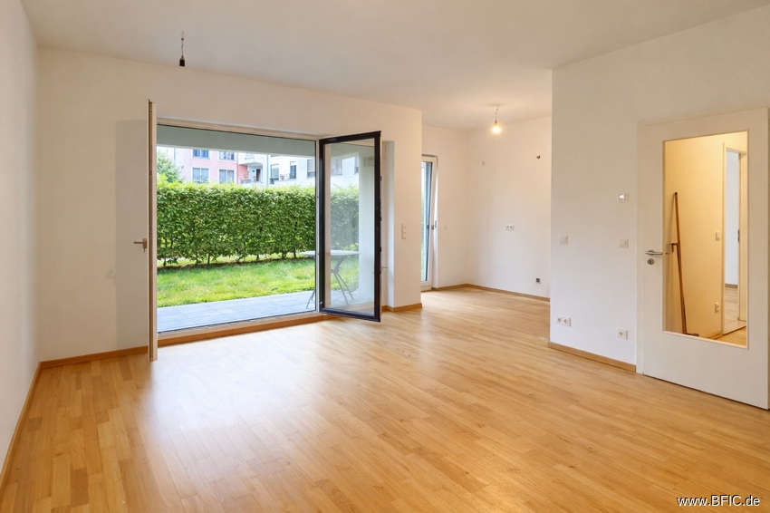 2-Zi.-Neubau-Wohnung mit Garten am Park Gleisdreieck