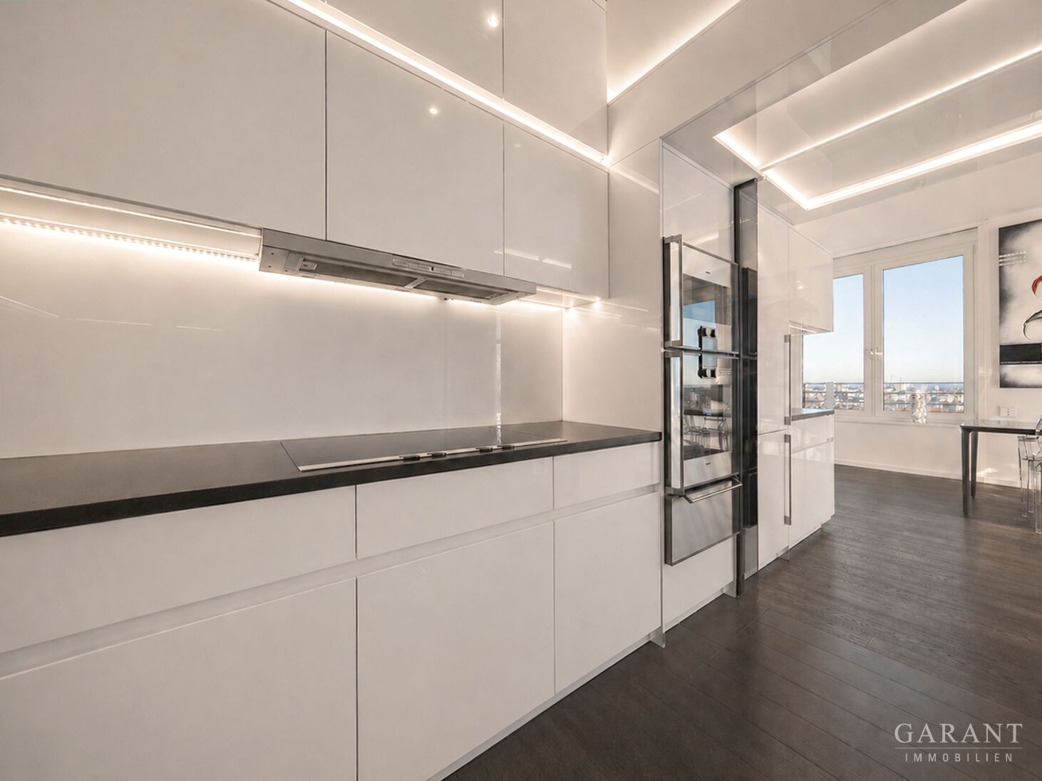 Ihr Logenplatz in 40 Metern Höhe: High-End-Penthouse mit unverbaubarem Rundumblick – 80797 München – Vorschaubild 6