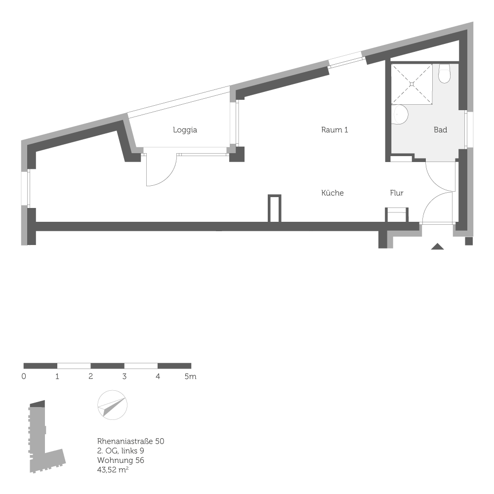 Helle 1-Zimmer-Wohnung mit Balkon – barrierefreie Objektgestaltung – provisionsfrei – 13599 Berlin – Vorschaubild 7