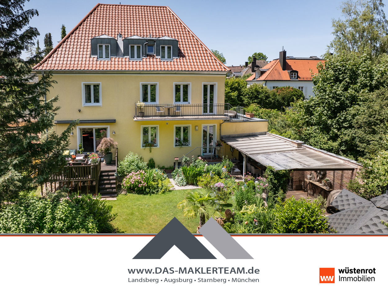 Ein zauberhaftes und vielseitiges Haus in Spitzenlage direkt am Grüngürtel und Engl. Garten