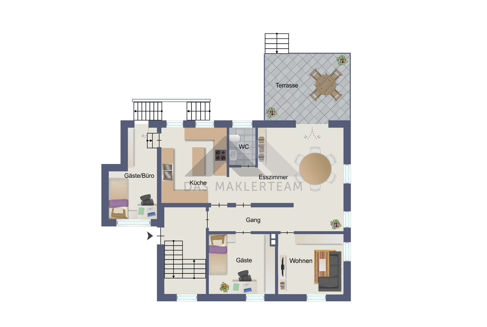 Ein zauberhaftes und vielseitiges Haus in Spitzenlage direkt am Grüngürtel und Engl. Garten – 80805 München – Vorschaubild 68