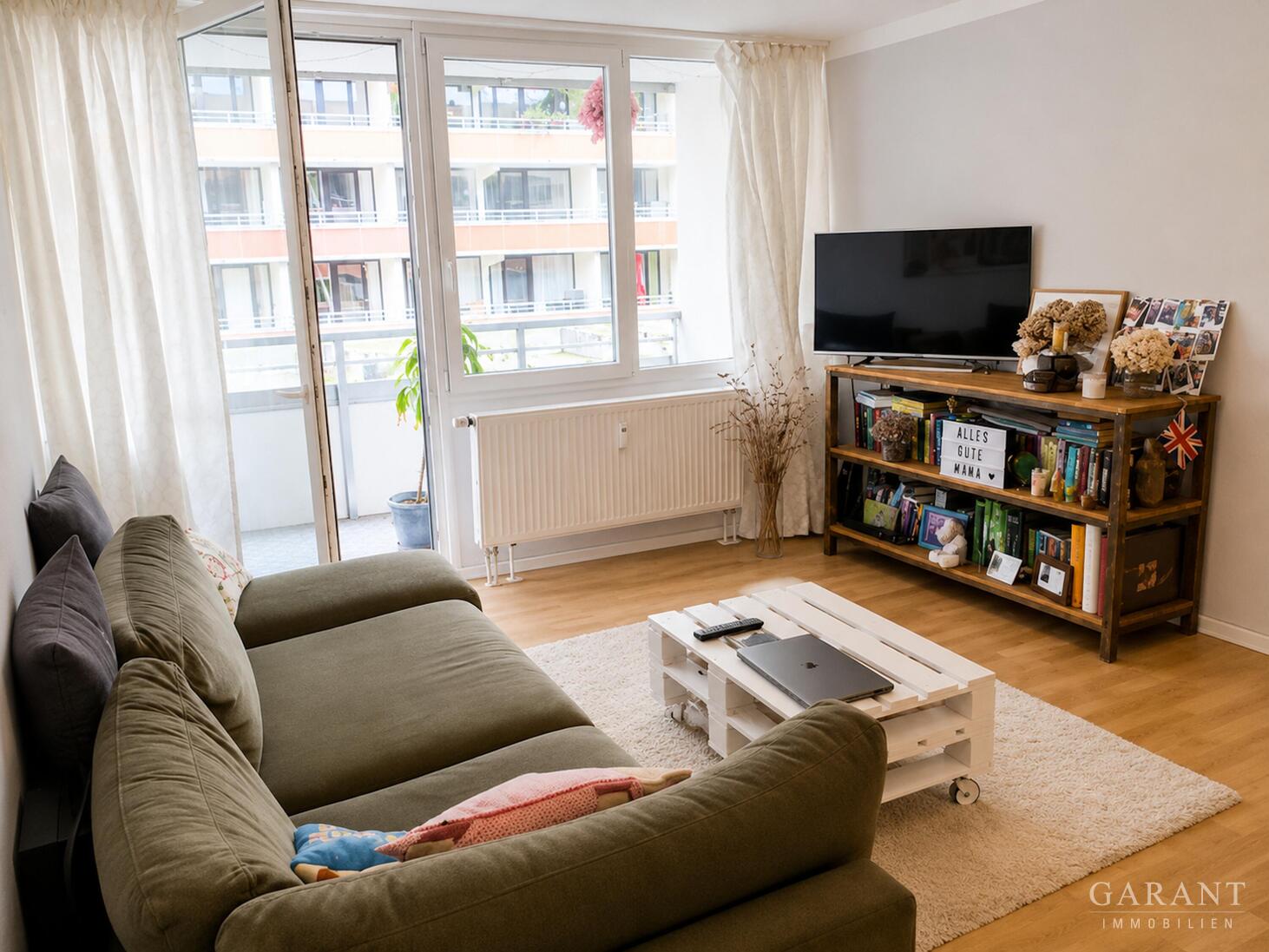 Attraktive 3 Zimmer-Wohnung mit großem Balkon, Aufzug und idealer Stadtlage nahe der Isar