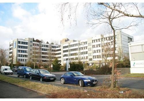 Sicht von der Heinrich Hertzstr aus