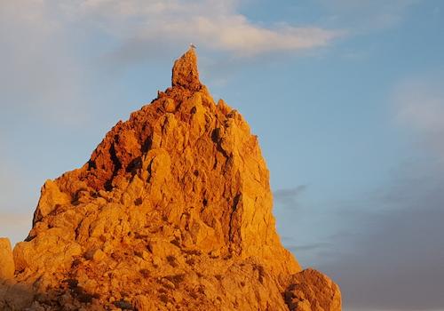Felsspitze an markanter Steilküste