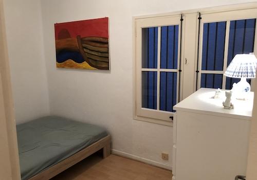 Schlafzimmer mit Doppelbett 140cm 