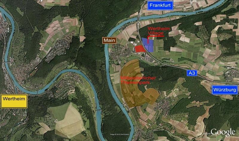 Kartenausschnitt Main- Taubergebiet