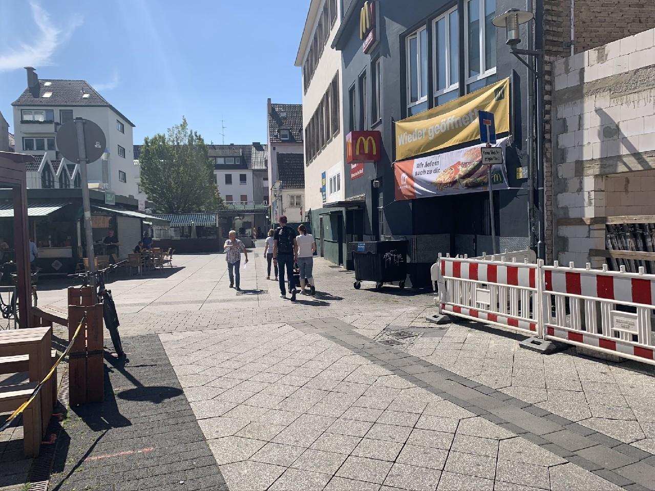 Rückseite direkt am Stadtmarkt