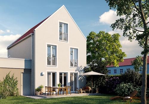 visualisierte Gartenansicht