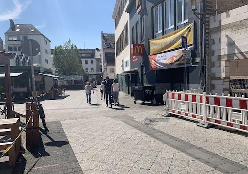 Rückseite direkt am Stadtmarkt