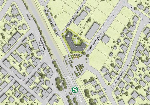 Übersicht - Lage im Baugebiet