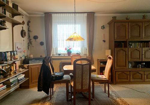 Ansicht Wohn,- Esszimmer