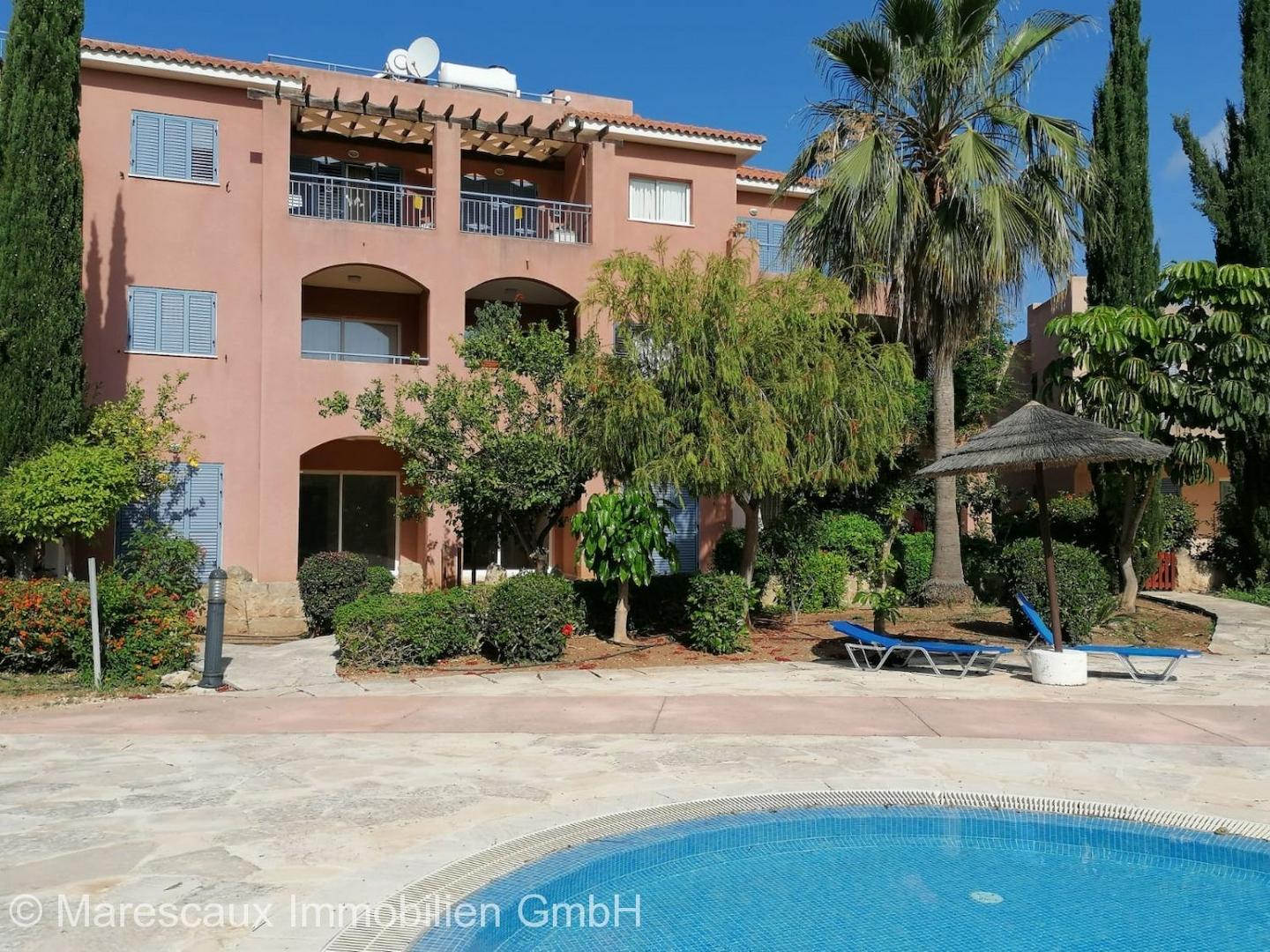 Resort mit Blick auf die Apartments