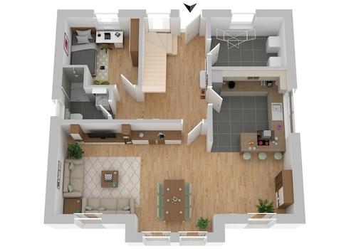 FIBAV Markenhaus Lauingen - möglicher Grundriss EG