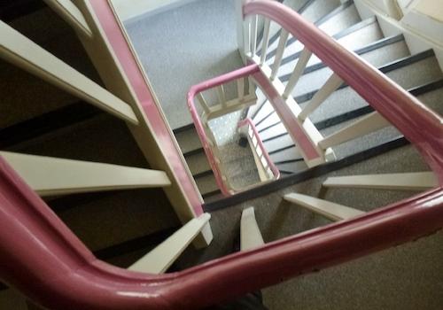 Treppenhaus im Ganzen