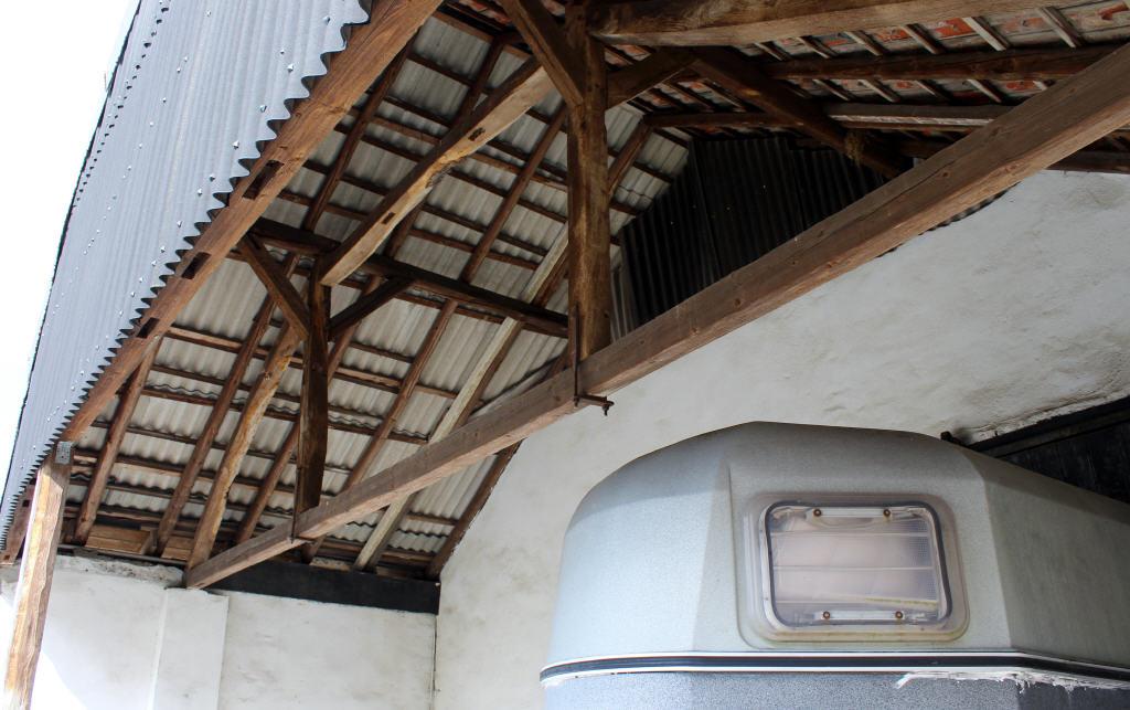 Untere Dachkonstruktion Nebengebäude