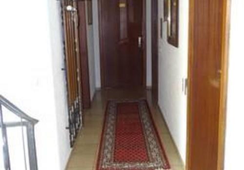 Flur zu Hotelzimmern