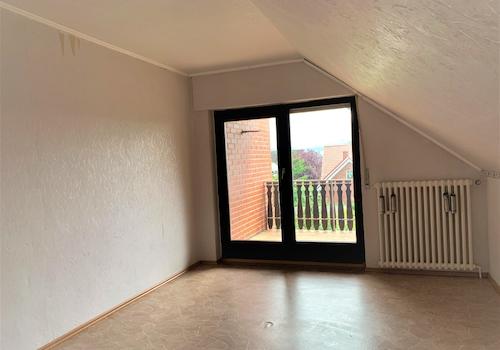 Schlafzimmer mit Balkon 