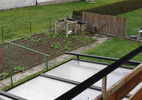 Blick von OG auf Wintergarten