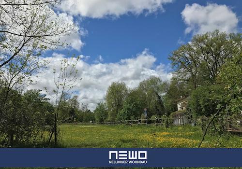 Unverbaubarer Blick nach Westen auf die Pferdekoppel