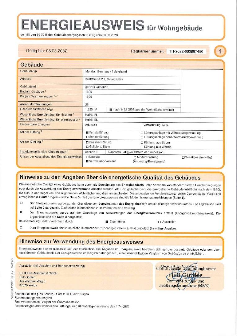 Energieausweis Seite 1