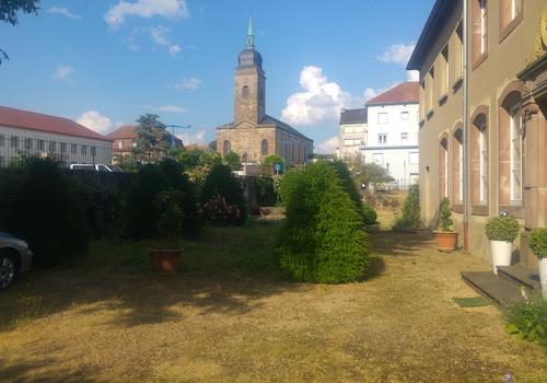 Blick zum Ort
