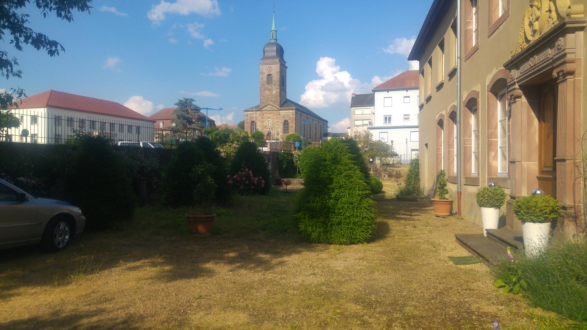 Blick zum Ort