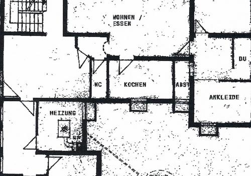 Grundriss Unterschoss